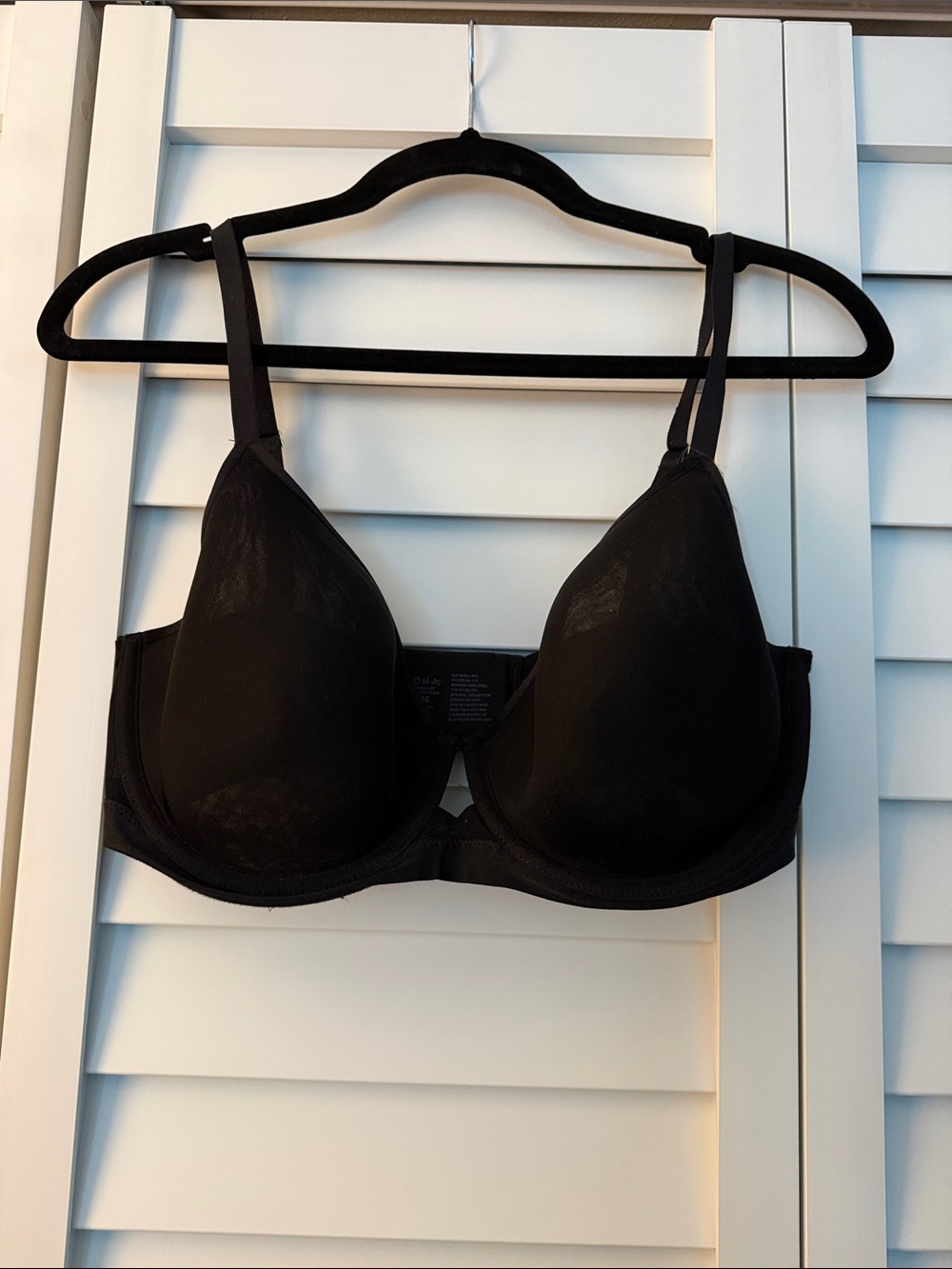 Soma Black Molded Underwire T-Shirt Bra
